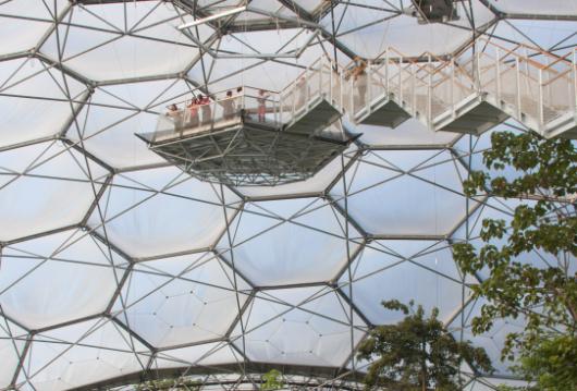 the eden project biomes				